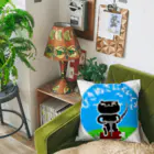 nyagorobiのくろねこ　ひきぬきにくいくぎ　(黒猫) cat Cushion