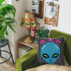 LalaHangeulの외계인(宇宙人) ハングルデザイン Cushion