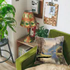 maikoのショップの静かな川辺の風景 Cushion