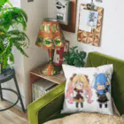 usabit.のぐっず屋さんのななゆ+うさぎガンマン Cushion