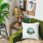 ファンシーTシャツ屋のアウトドアーワッペン Cushion