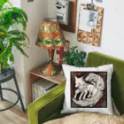 よろず屋ねんちゃんのよろず屋の白狐くん Cushion