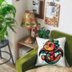 おさんぽドラ子のおさんぽドラゴンのドラ子 Cushion