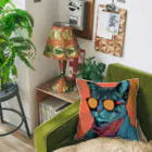 Feelin Shades Studioのアーバン・エクスプローラー・キャット Cushion