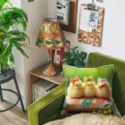 Animal Canvas Collectionのひよこ3兄弟 Cushion