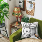 bottaの可愛いウサギ(垂れ耳ビール)05 Cushion
