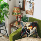 いろいろドラゴンの騎士とドラゴン Cushion