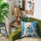 りんりんの可愛いシロクマちゃんショップ　かわいいよ！の白くま Cushion