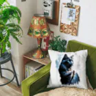 Cat's Canvasの凛々しく佇む猫 Cushion