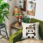 もぐふわアニマルズのふわふわパンダのラーメンワンダーランド Cushion