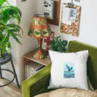 ねこにんじゃショップの海とカモメ Cushion