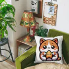 デフォルメあにまるずのマンチカンと星君 Cushion