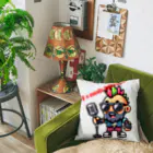 Yellow_Pantherの中年のパンクロッカー Cushion