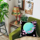 あるてみらのカエルちゃんと夜桜 Cushion