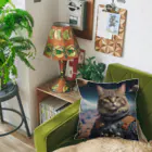 roogerの宇宙猫1 Cushion