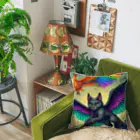 momonekokoの黒猫の魔法使い Cushion