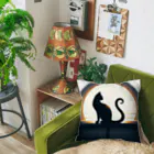 万事屋の猫のシルエットが美しい Cushion