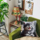 kangekiのあかんべにゃんこNo.4 Cushion