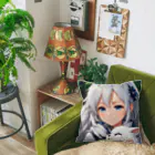 巫女スタぐらむのだっこされる神様 Cushion