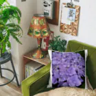 yurisacinの紫陽花（紫） クッション