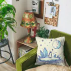 Green__teaの氷上のペンギン　Ver月 Cushion