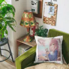 CAT WARのネコと花見 Cushion