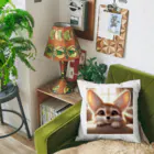 ゆうちゃんNFTいいねの耳長フェネックちゃんのフリーグッズ Cushion