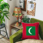 お絵かき屋さんのモルディブの国旗 Cushion