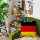 お絵かき屋さんのドイツの国旗 Cushion