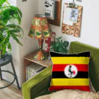 お絵かき屋さんのウガンダの国旗 Cushion