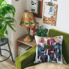 シロクマペンギンの神秘の山 Cushion