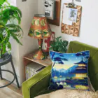 ソラのお店屋さんの蛍(昔の情景風) Cushion