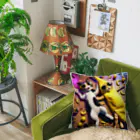 ten-ten_markのパーティー猫ぐでぐで編 Cushion