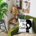 『NG （Niche・Gate）』ニッチゲート-- IN SUZURIのDon't Be Cruel.(黒) Cushion