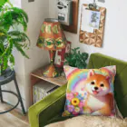 癒しのショップの夢の中の柴犬 Cushion