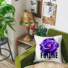 Future Starry Skyの紫色の薔薇 Cushion