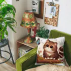 Lake Houseのマヌルネコ Cushion