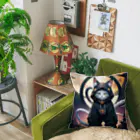 ねむねこのお店のパーカー猫00001 Cushion