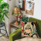 こうさくの碧眼 Cushion