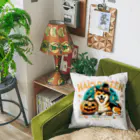 Naoki21のDOG x HALLOWEEN 02 Cushion