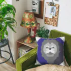 こばちデザインのアイコニマル　ライオン Cushion