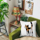 Riotoのねこけつω（三毛猫） Cushion