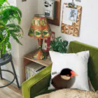 harupink🌸ペット似顔絵illustのおねむな文鳥さん Cushion