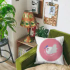 文鳥屋さんの1型糖尿病ロゴ缶バッチ Ver.ピンク Cushion