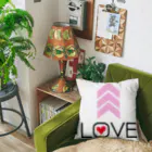 Ａ’ｚｗｏｒｋＳのLOVE UP Cushion