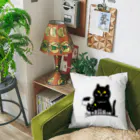 kocoon（コクーン）の嵐を招く黒猫 Cushion