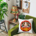 堀越ヨッシーのお店（SUZURI支店）のダルマさん Cushion