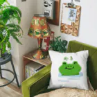 くだらないみち商店のやる気カエル Cushion