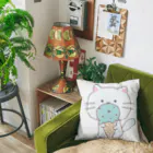 flower87boxのチョコミントアイスとネコちゃん Cushion