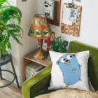 pyon4pyonのBlue Gopher くん Cushion